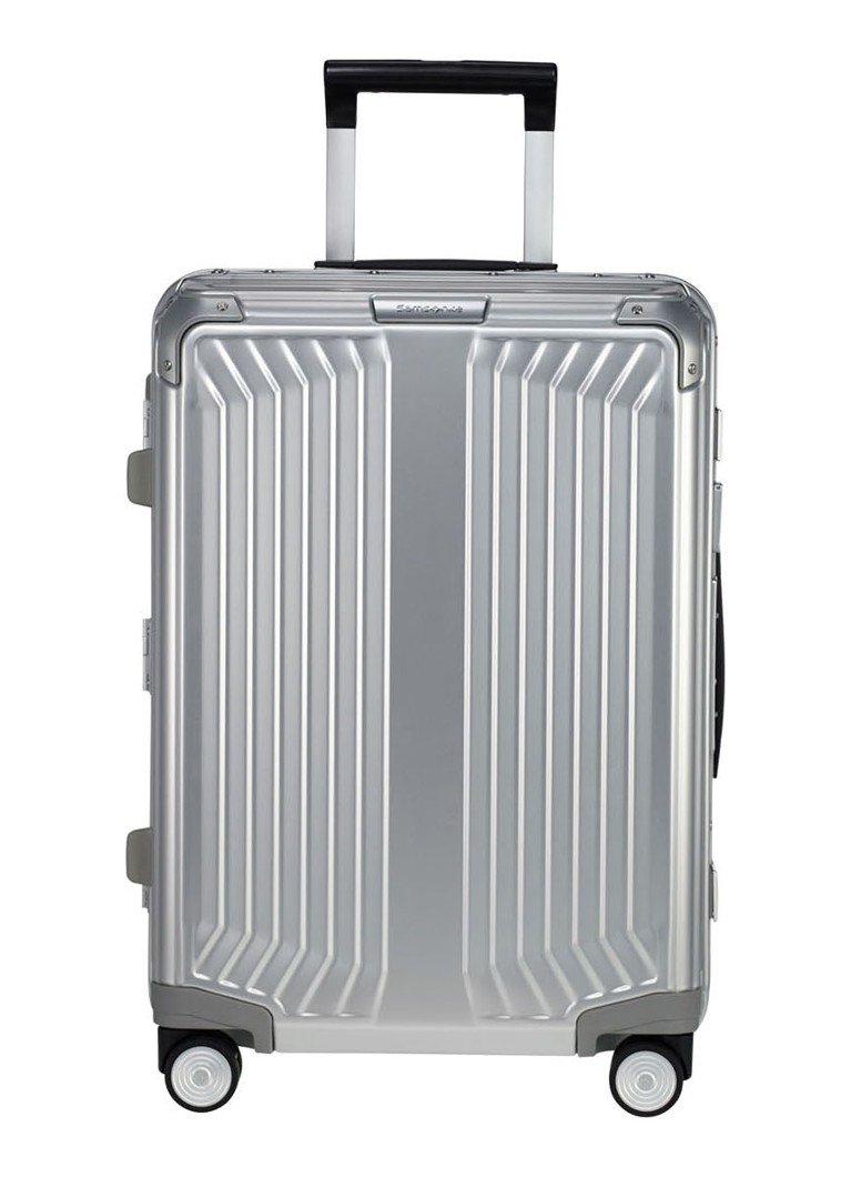 Samsonite - Lite-Box Alu spinner 55 cm  - Zilver
