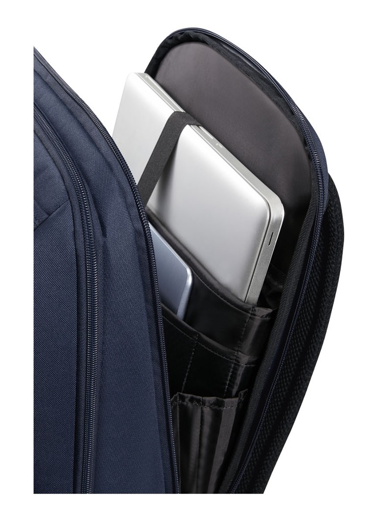 Samsonite - Sac à dos Stackd Biz avec port USB et compartiment pour ordinateur portable 15 pouces - Bleu foncé