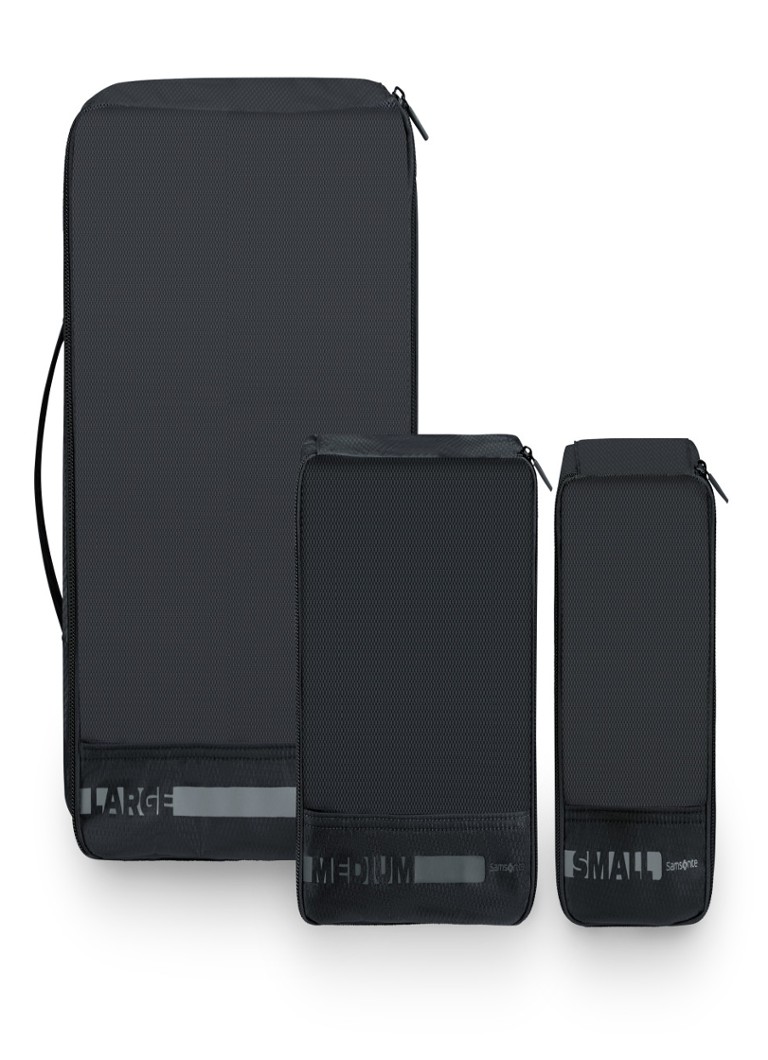 Samsonite - Samsonite PACK-SIZED SET OF 3 - Zwart
