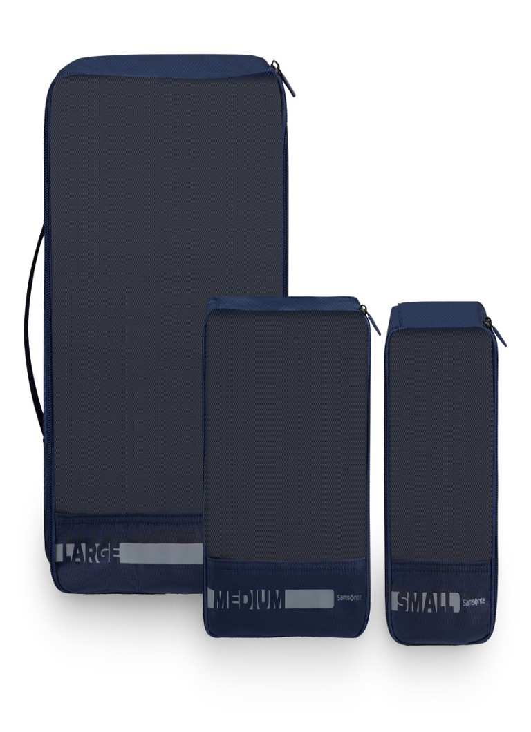 Samsonite - Samsonite PACK-SIZED SET OF 3 - Donkerblauw