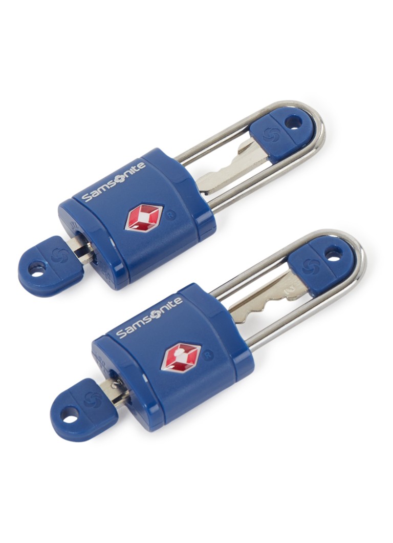 Samsonite - Travel Accessories kofferslot set van 2 - Royalblauw