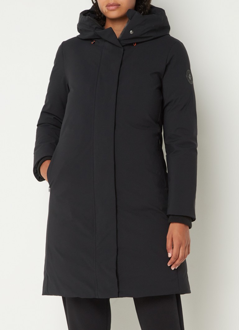 Save the Duck Sienna gewatteerde parka met ritszakken en capuchon