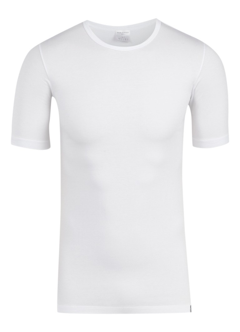 Schiesser - T-shirt met ronde hals - Wit