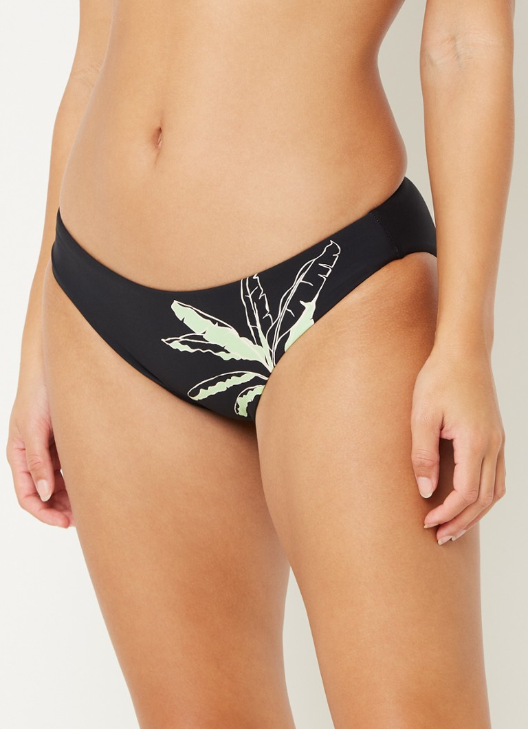 Seafolly - Palm Paradise triangel bikinitop met uitneembare vulling - Zwart