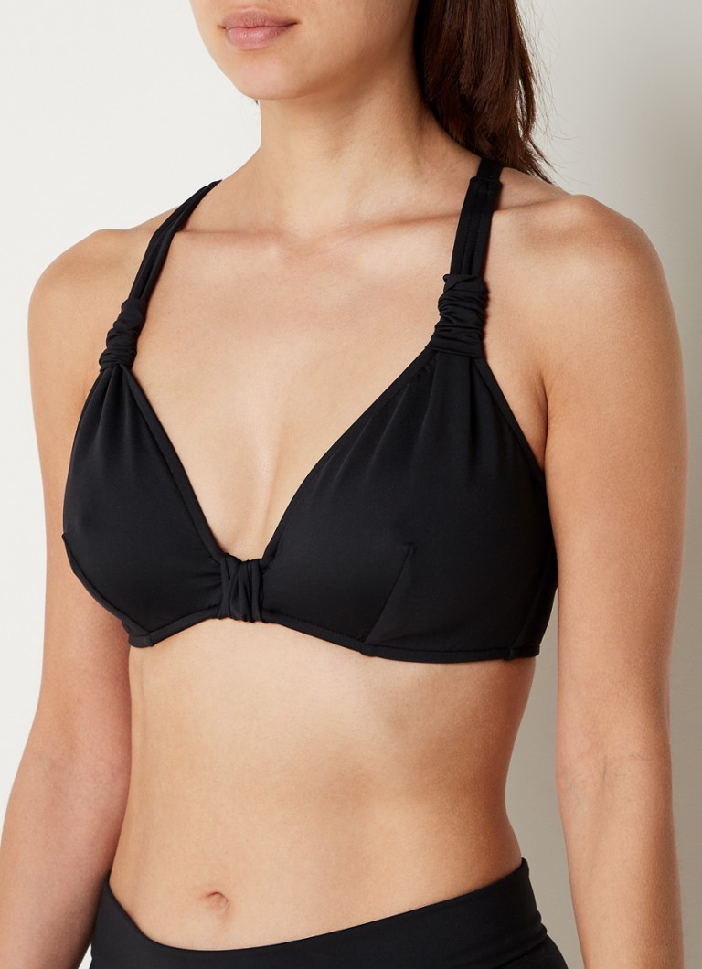 wijsvinger Shuraba Lada Seafolly Wrap Front halter bikinitop grote cup met beugel • Zwart • deBijenkorf.be wijsvinger Shuraba Lada Seafolly Wrap Front halter bikinitop grote cup met beugel • Zwart • deBijenkorf.be