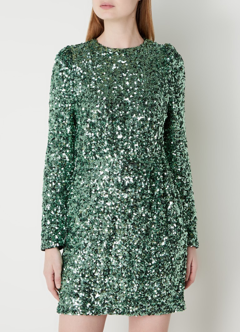 selected femme jurk geel