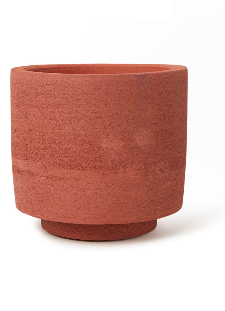 Serax - Cilinder bloempot van aardewerk voor binnen Ø15 cm - Rood