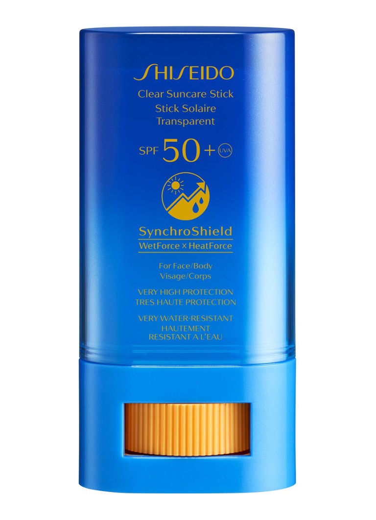 Shiseido Clear SUncare Stick SPF 50+ zonnebrand stick • deBijenkorf.be