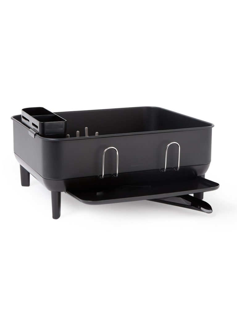 Simplehuman - Compact afdruiprek - Zwart