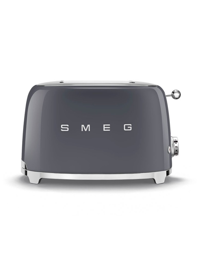Smeg - 50's Style broodrooster 2-slots TSF01GREU - Donkergrijs