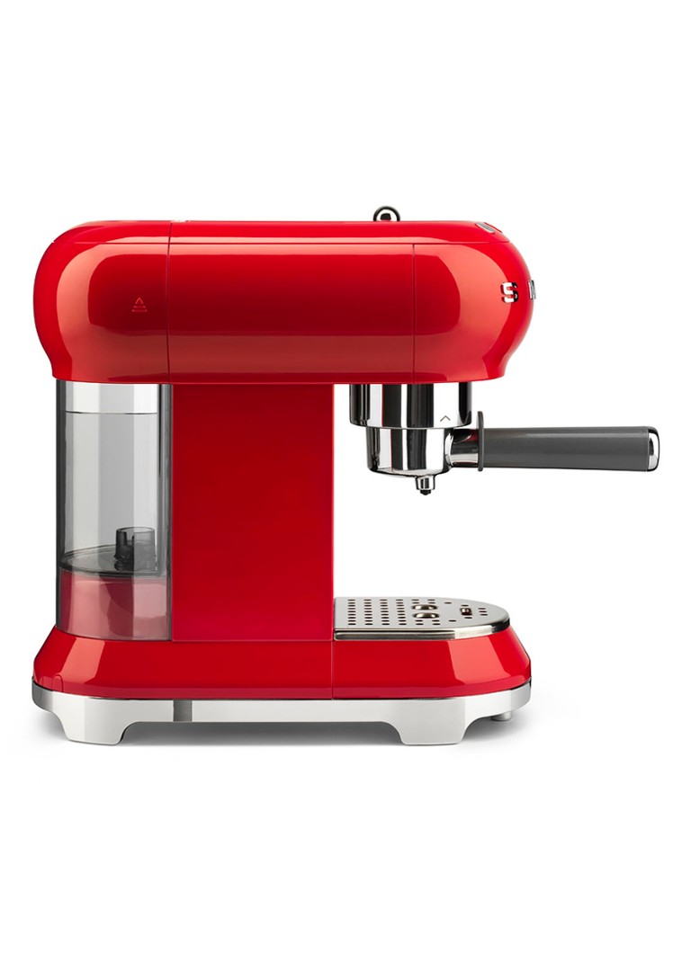 Smeg - 50's Style espressomachine ECF01RDEU  - Rood