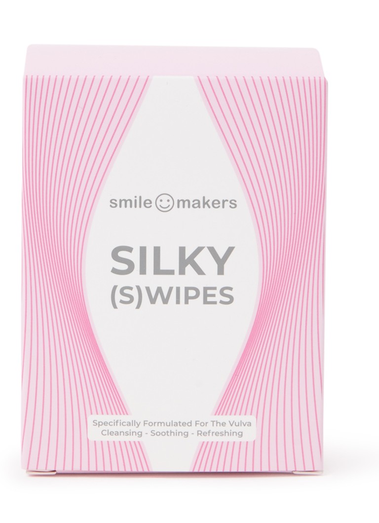 Smile Makers - Silky (S)wipes vulva reinigingsdoekjes 12-pack - Wit