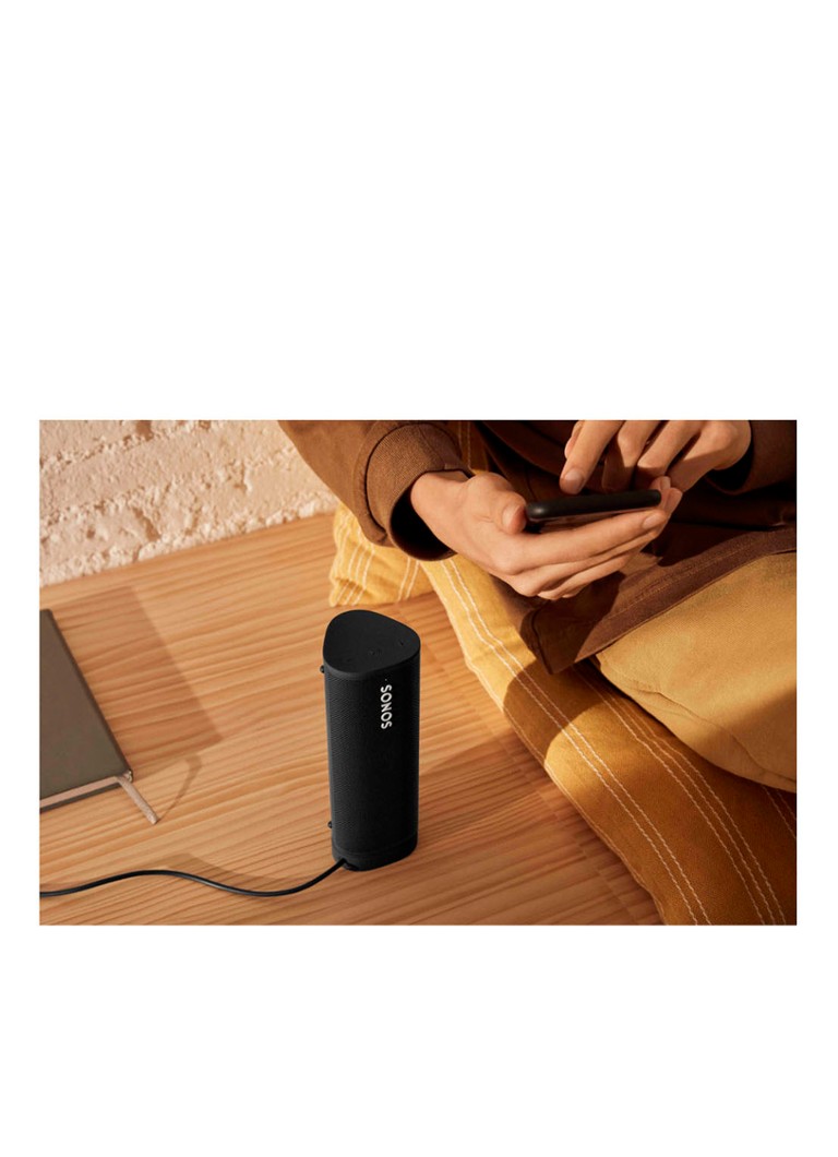 Aanval uitbreiden aspect Sonos Roam SL draadloze speaker stof- en waterdicht • Zwart • deBijenkorf.be