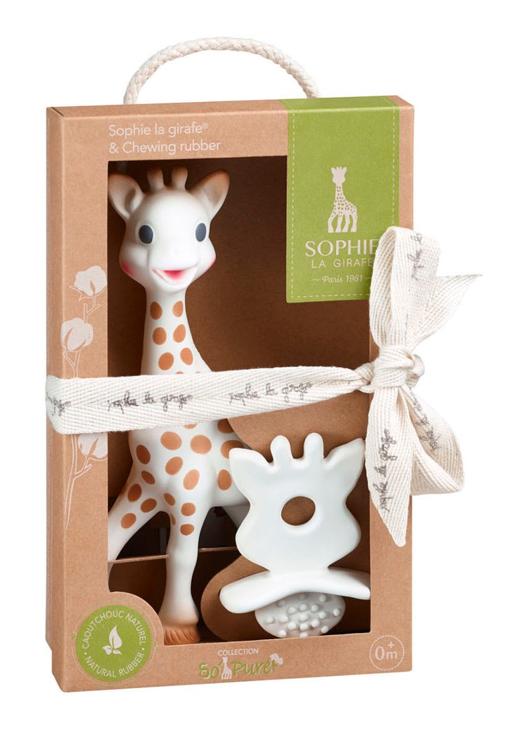 Sophie de Giraf - Sophie de giraf + So Pure bijtspeentje set van 2  - Wit