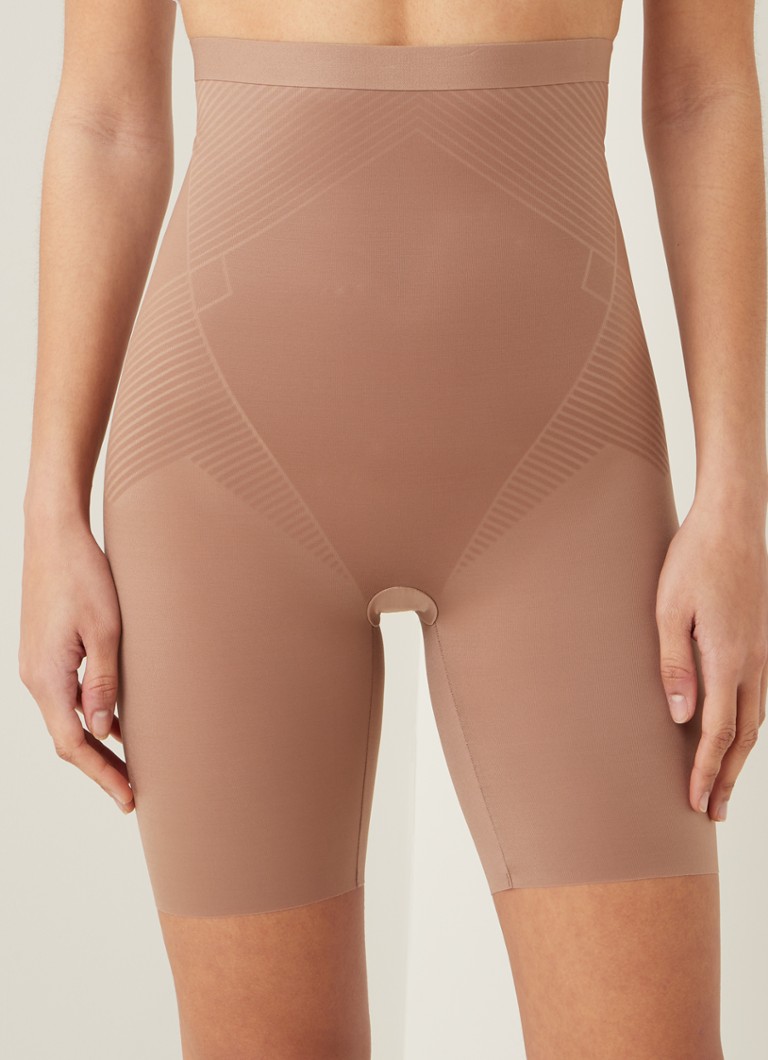SPANX - High waisted naadloze corrigerende slip - Lichtbruin