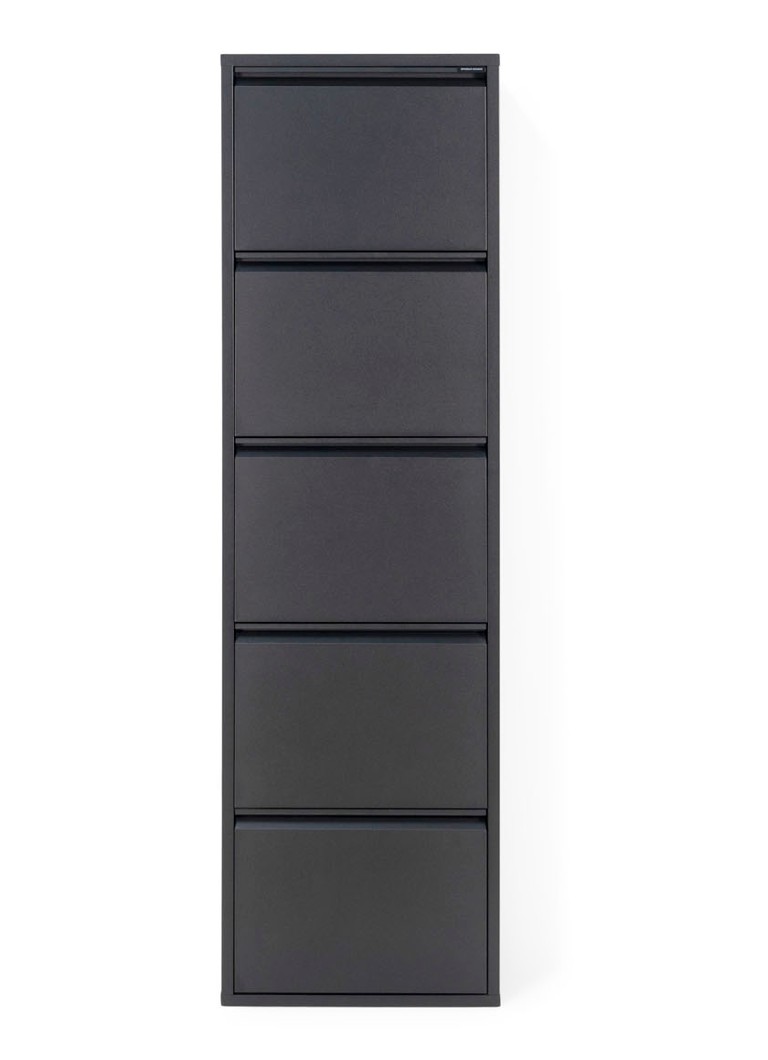 Spinder - Billy 5 schoenenkast 169 x 50 cm - Zwart