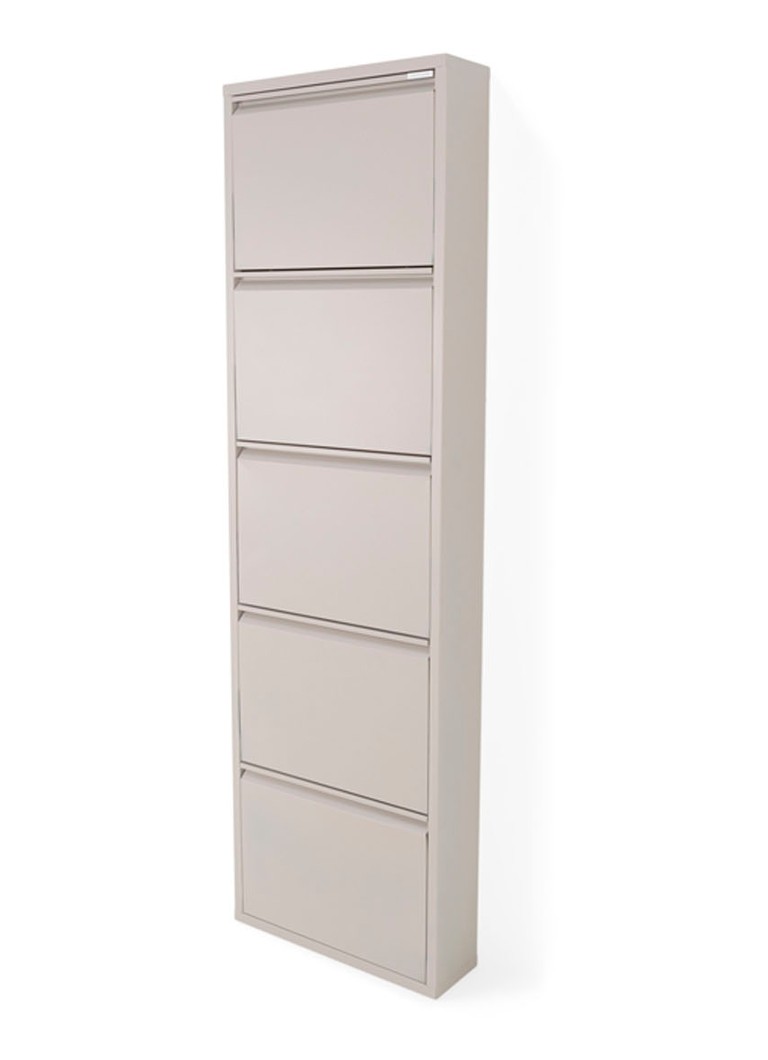 Spinder - Billy 5 schoenenkast 169 x 50 cm - Taupe