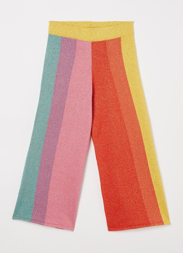 Stella McCartney - Pantalon coupe large avec lurex - Jaune