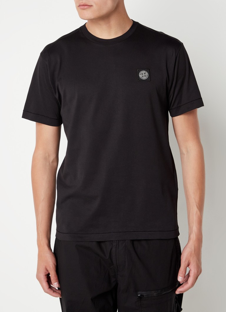 ritme geweer Atticus Stone Island 24113 T-shirt met logo • Zwart • deBijenkorf.be