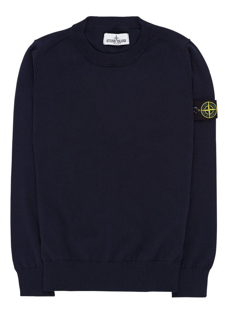 verdediging Fraude Buitengewoon Stone Island 502A4 fijngebreide pullover van katoen • Donkerblauw • deBijenkorf.be verdediging Fraude Buitengewoon Stone Island 502A4 fijngebreide pullover van katoen • Donkerblauw • deBijenkorf.be