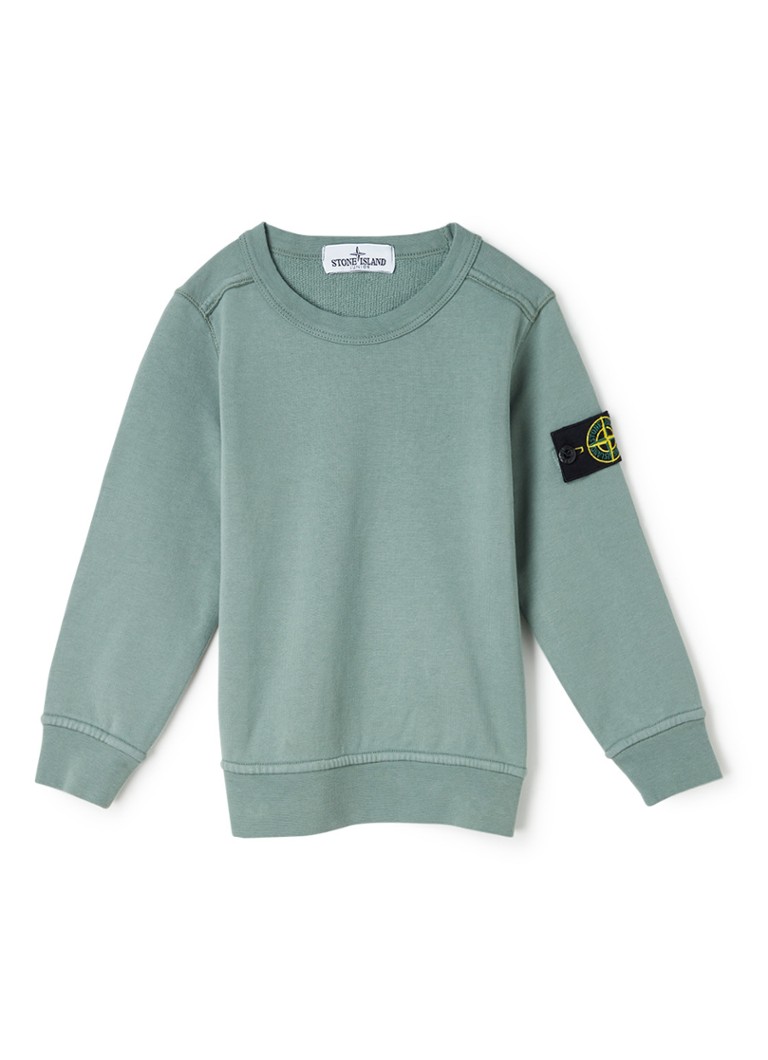 houding Implicaties bijwoord Stone Island Sweater met afneembare logo applicatie • Lichtgroen •  deBijenkorf.be
