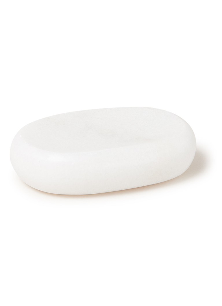 Stoned - Porte-savon 12 cm  - Blanc