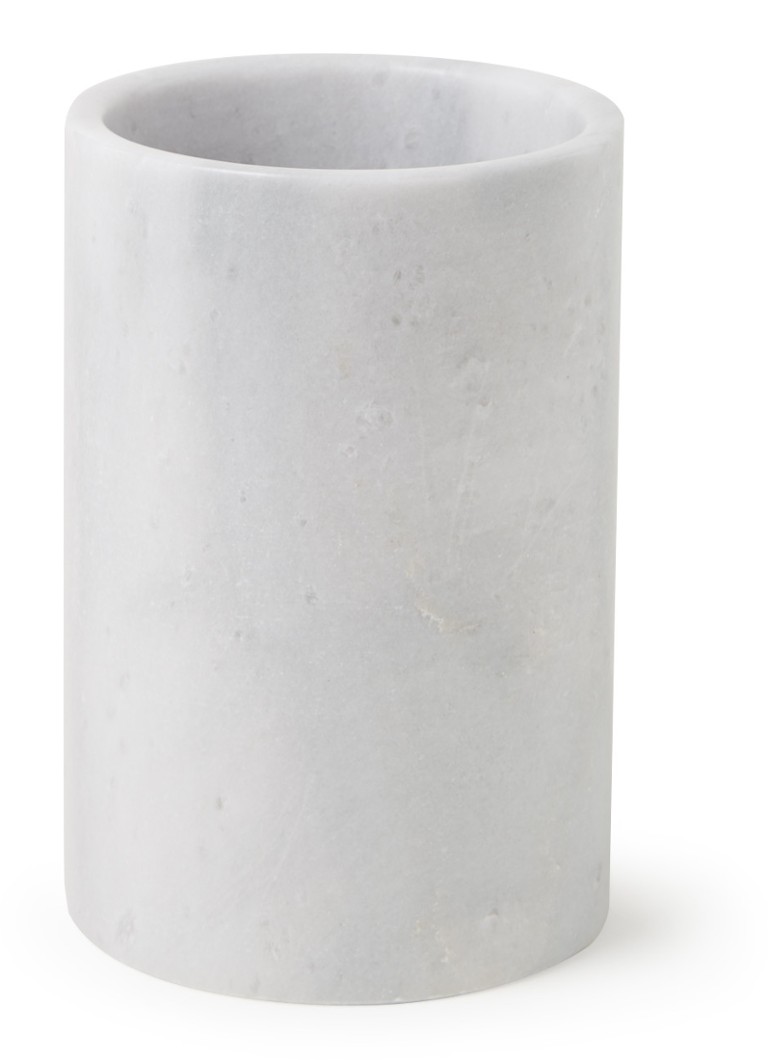 Stoned - Wijnkoeler van marmer 18 cm - Wit