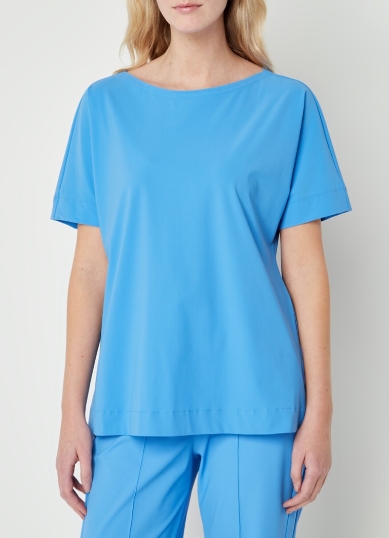 Studio Anneloes Alisa T-shirt van travelstof • Blauw • deBijenkorf.be