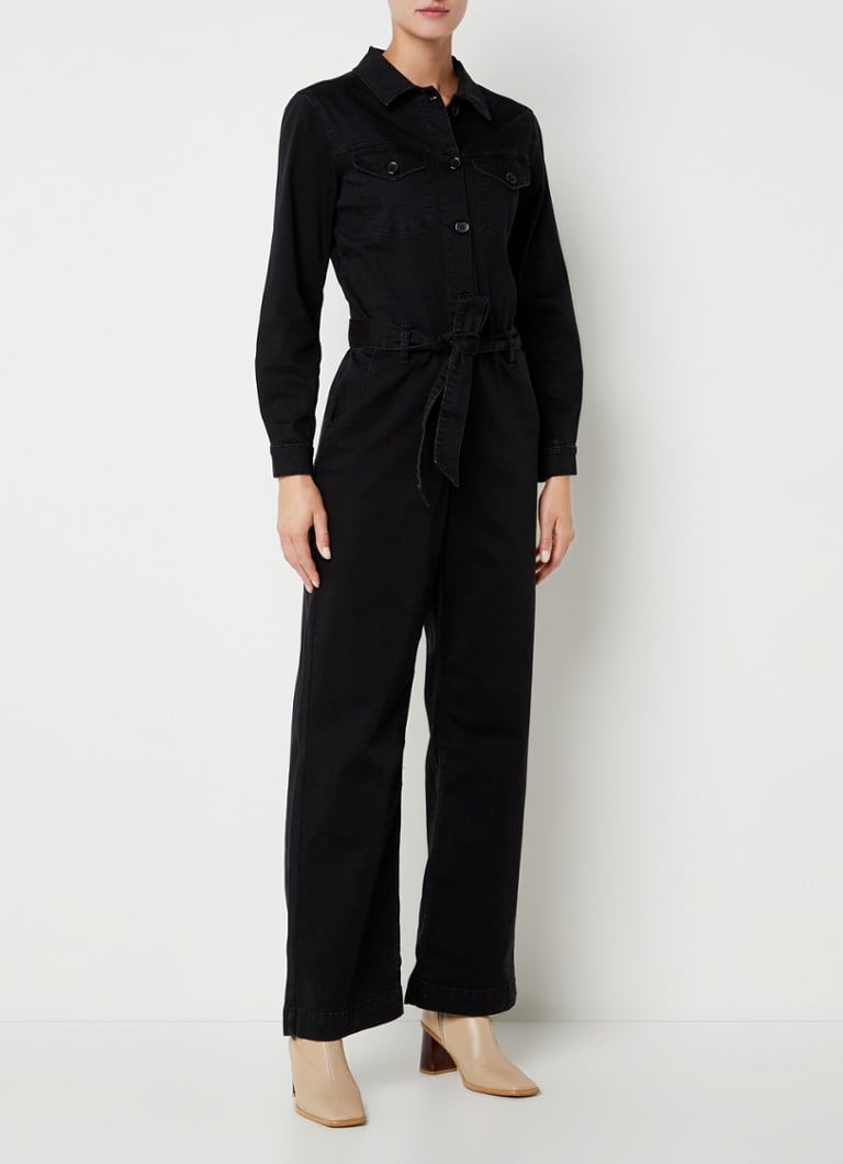 Voorloper Luchten Portier Studio Anneloes Amelie Denim jumpsuit in biologische katoenblend • Zwart • deBijenkorf.be Voorloper Luchten Portier Studio Anneloes Amelie Denim jumpsuit in biologische katoenblend • Zwart • deBijenkorf.be