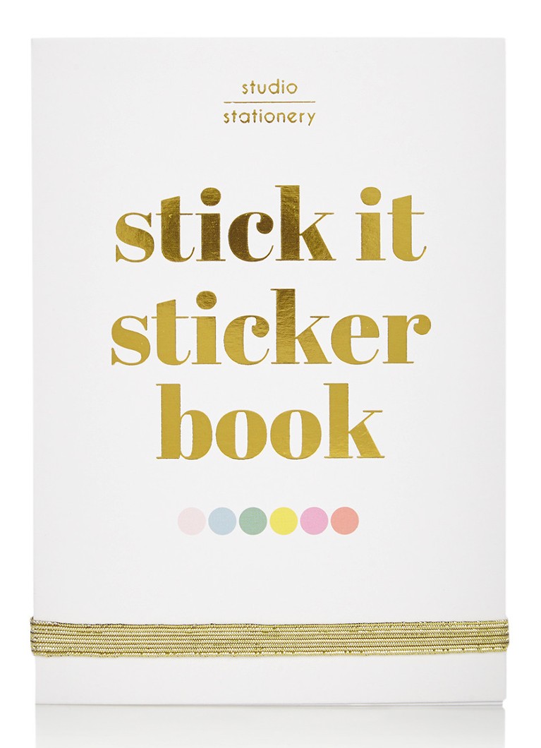 Studio Stationery Stick it sticker book • Wit • de Bijenkorf