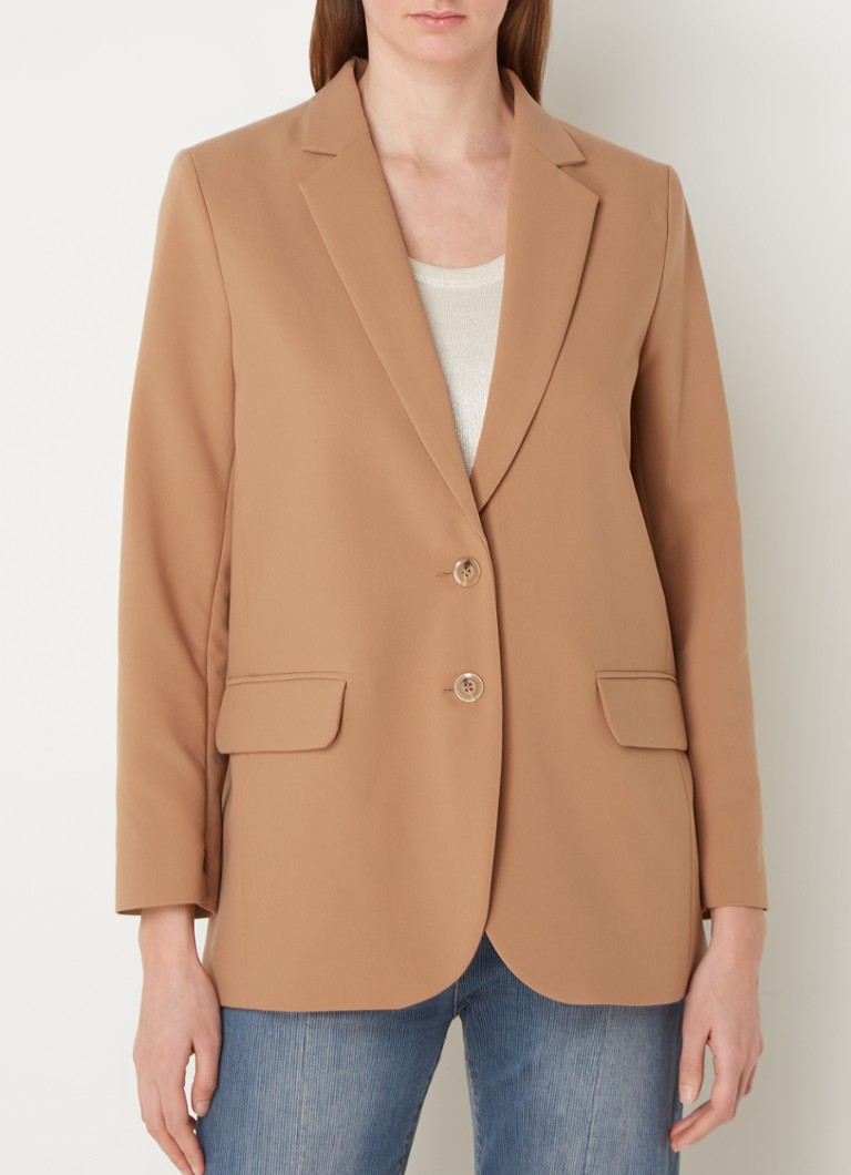 Summum Woman Blazer met klepzakken en siernaad • Geel • deBijenkorf.be