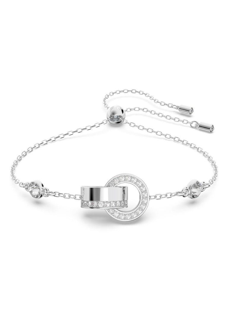 Swarovski - Bracelet à maillons Hollow avec cristal - Argent