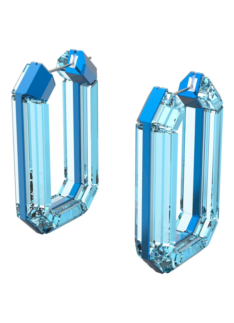 Swarovski - Oorstekers met kristal - Blauw