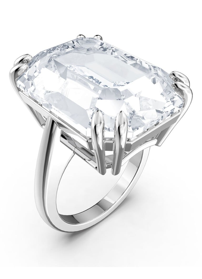 Swarovski - Statement ring met kristal - Zilver