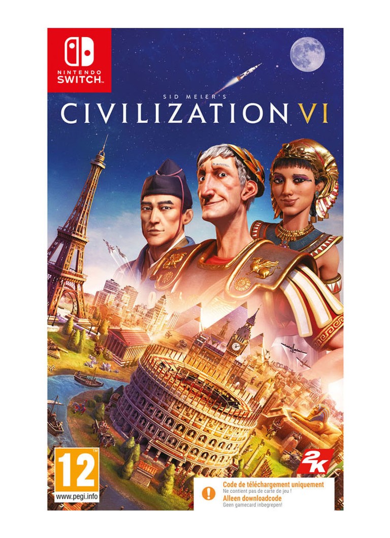 Take-Two - Civilization 6 (VI) (Code dans Box) - Nintendo Switch - null