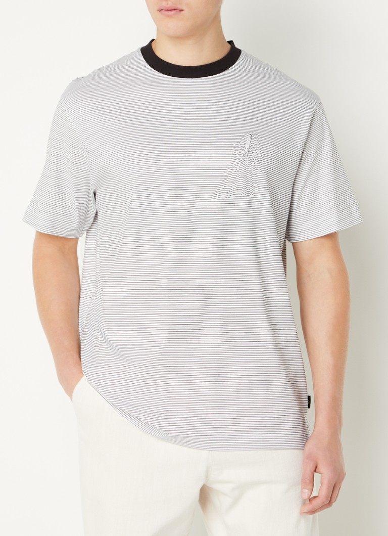 Ted Baker - Aegean T-shirt met streepprint - Wit