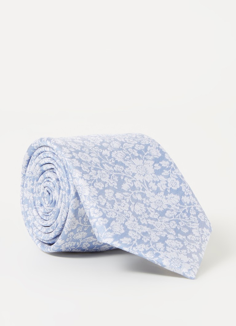 Ted Baker - Summ stropdas van zijde - Lichtblauw