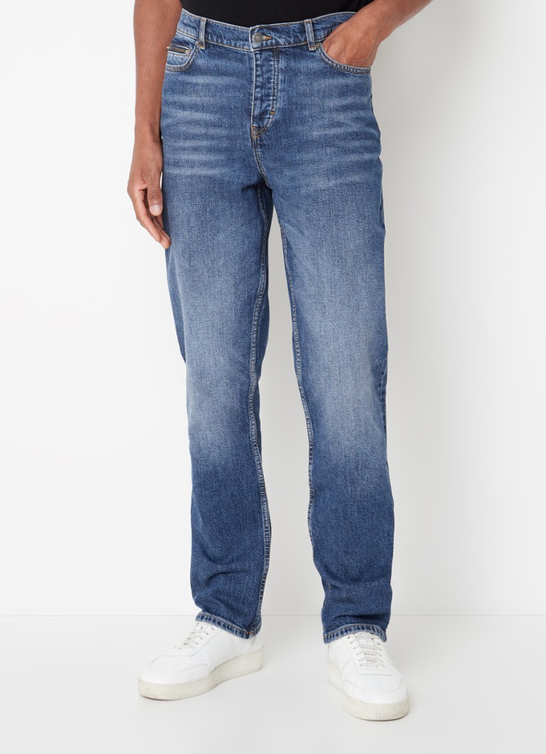 The Kooples - Straight leg jeans in medium wassing - Indigo