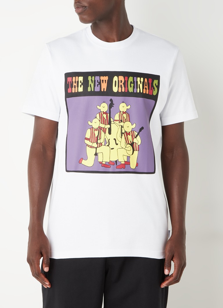The New Originals - T-shirt Fellas avec imprimé - Blanc