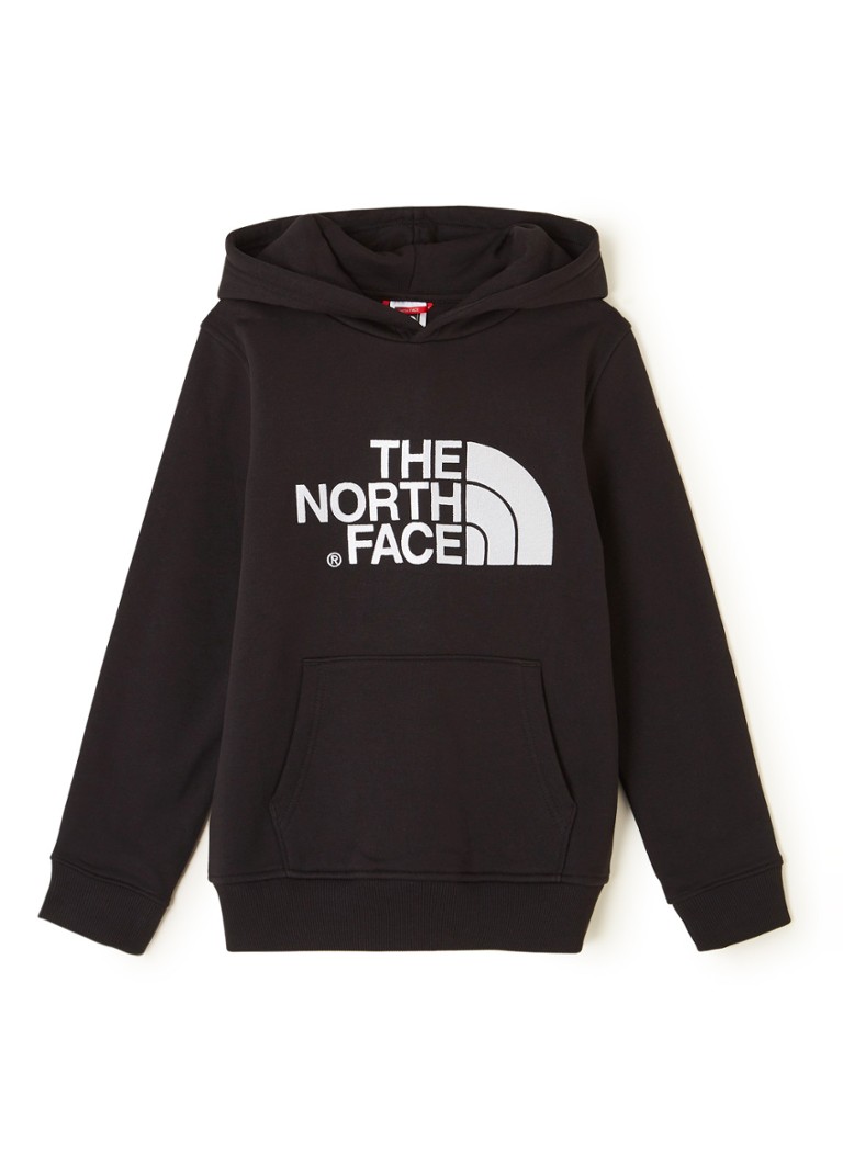 The North Face - Hoodie met logoborduring  - Zwart