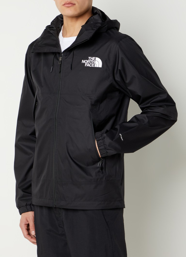 The North Face Mountain Q windjack met capuchon en DryVent • Zwart •  deBijenkorf.be
