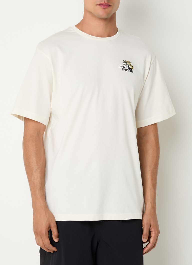 The North Face - T-shirt met logo - Gebroken wit