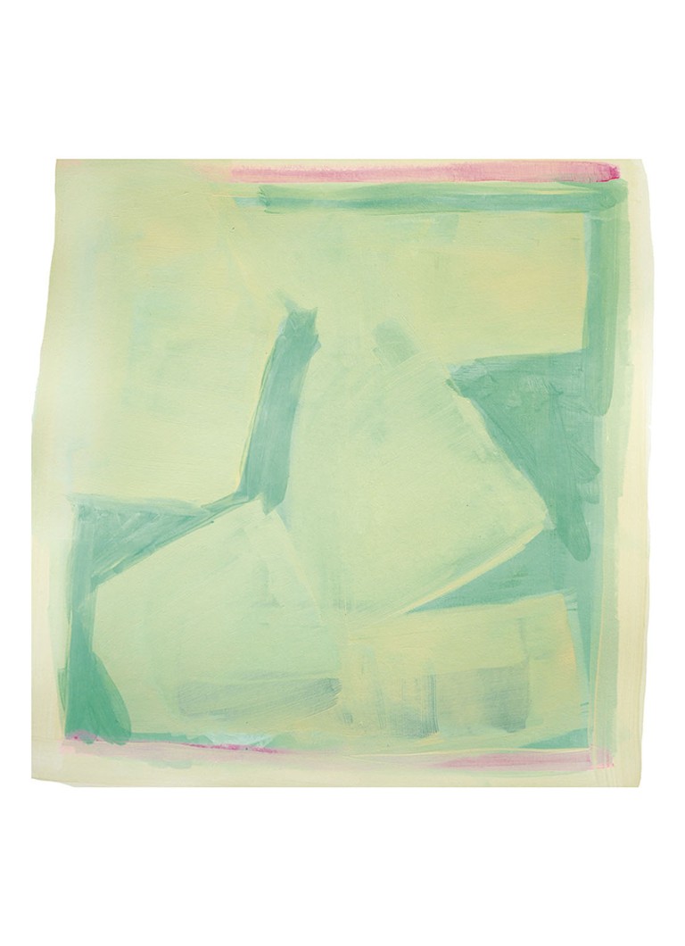 THE POSTER CLUB - Carré, Sara Stribrant print - Lichtgroen
