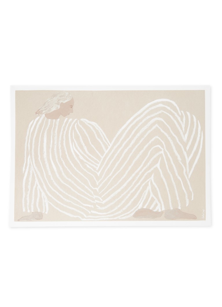 THE POSTER CLUB - Me, Sofia Lind print - Zand