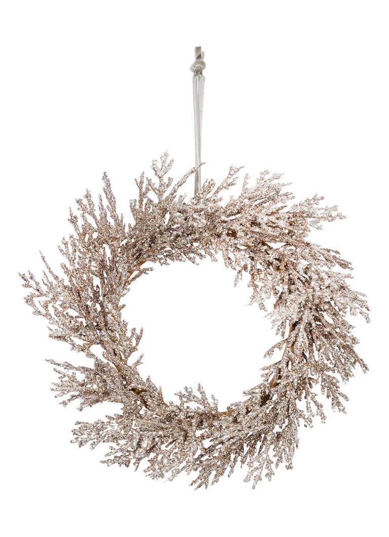 The White Company - Sparkle kersthanger 15 cm - Wit