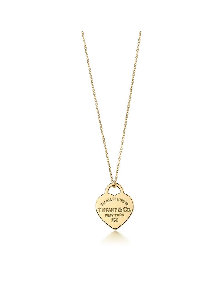 Tiffany & Co. - Sautoir Heart Tag Small en or jaune 18 carats 36671 - Or jaune