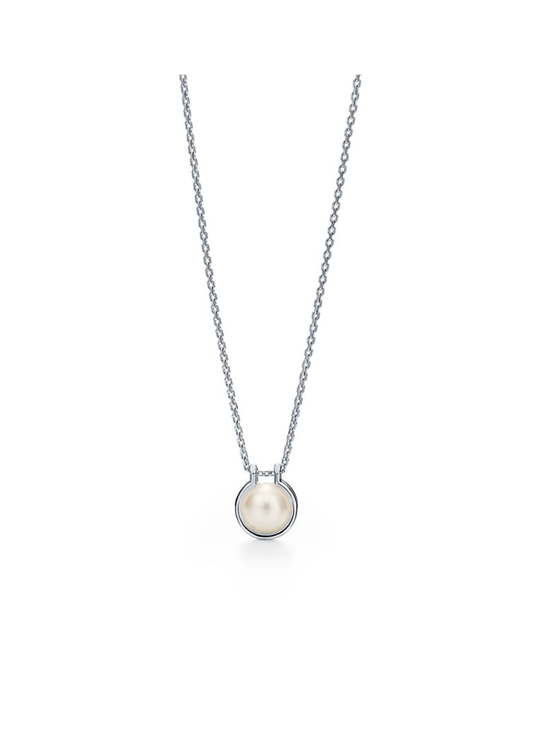 Tiffany & Co. - Sautoir Link en argent sterling avec perle d’eau douce 57588 - Argent