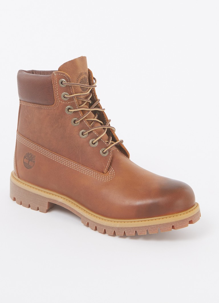 Timberland Premium 6-Inch veterboot van leer • Bruin •