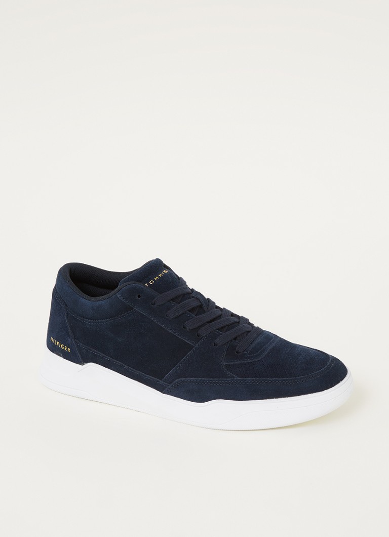 tommy hilfiger elevated cupsole suede
