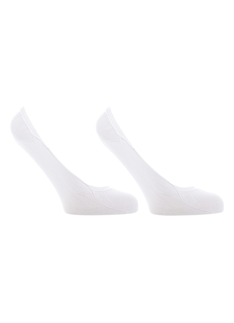 Tommy Hilfiger - Pieds de bas Regular Footies en pack de 2 blanc - Blanc